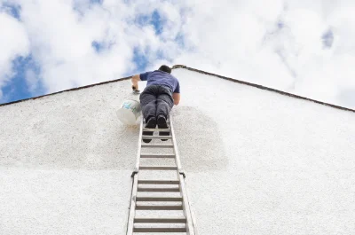 Peinture extérieure aux Billanges — façades et ravalement